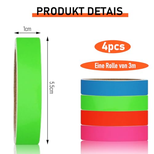 Leuchtendes Warnband für Treppen und Wände