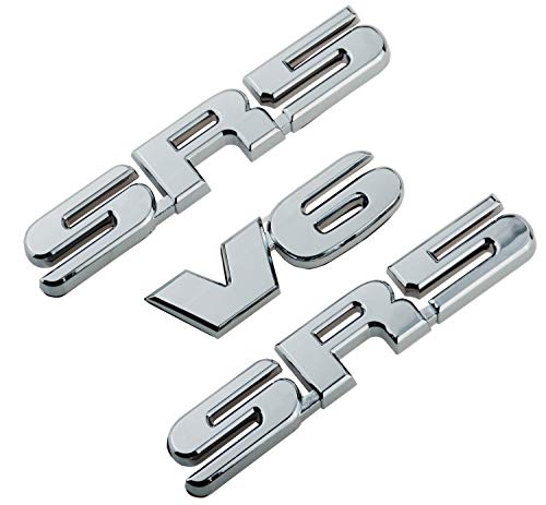 Emblemas SR5 V6 cromados para Tacoma laterales y traseros con potente adhesivo automotriz