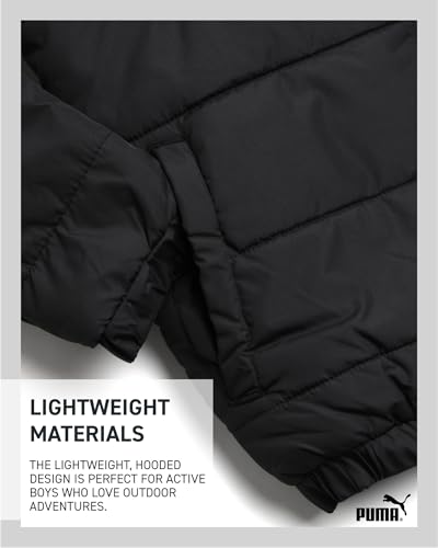 PUMA Boys' Puffer Bubble Jacket - Polar Fleece Lined Outerwear Jacket for Boys (S-XL)4