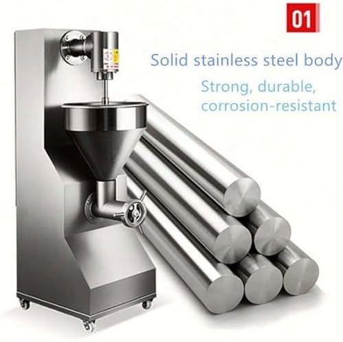 Automatic Sausage Stuffing Machine, 2200W Commercial Stainless Steel Stuffer with Speed Control Pedal, Ideal for Butchers and Home Kitchens