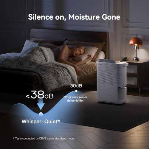 Deye 75 Pint ENERGY STAR Smart Dehumidifier for Basements & Large Rooms - Image 3