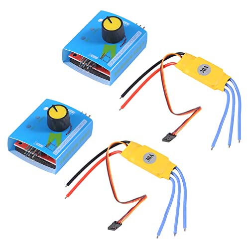DWEII 2 Sets DC 12V 30A High-Power Brushless Motor Speed