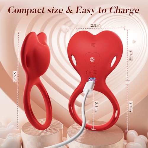 Image of Couples Vibrator Adult Sex Toys - Big Shocked 2in 1 Couples Sex Toys Panty Remote Control Wearable Vibrator for Women Female Adult Toys with 10 Vibrations Double-Ended Dildos Sex Swing