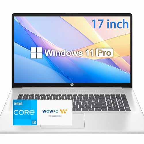 Image of HP 17 inch Business Laptop Computer • 2026 Edition • Intel 8-Cores Core i3 CPU • 32GB RAM | 2TB SSD • Long Battery Life • Numeric Keyboard • Windows 11 with Office 365 for The Web