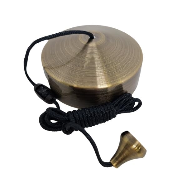Antique Brass Bathroom Pull Cord Light Switch with Black Cord and Antique Toggle PULL69AB
