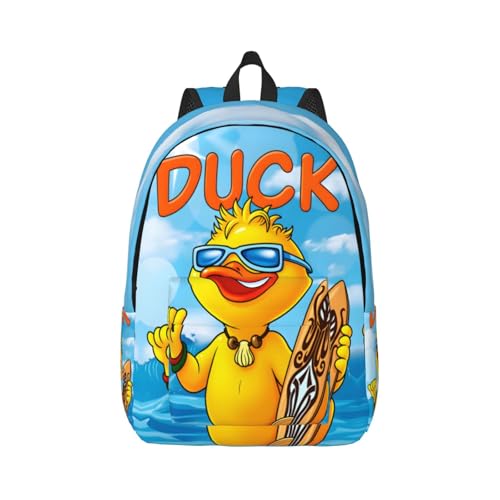 Sac à dos canard femme mignon sac de voyage bandoulière tendance 45cm