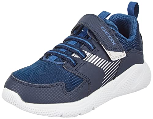 Geox Jungen J Sprintye Boy Sneakers, Navy, 27 EU