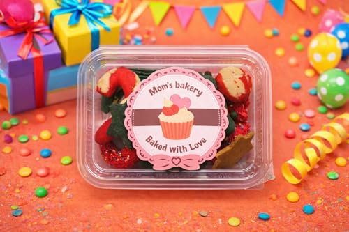 Image of MOM'S BAKERY Christmas cookies 200 gm | Soft & Rich Chocolate Baked Treats | Premium Dessert Cookies Pack | Healthy & High Fiber Biscuits for Anytime Cravings for Breakfast & Tea Time