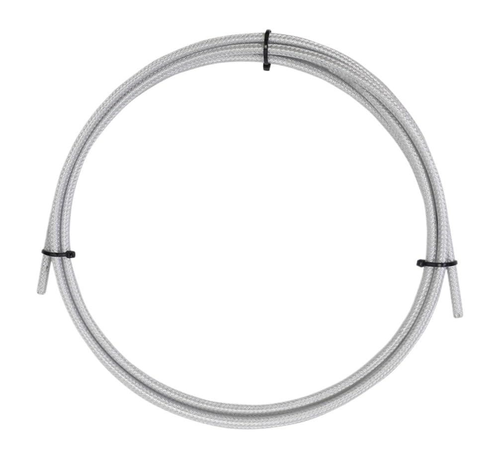 Bicycle Brake line, Bike Brake Shift Cable 3.0m Slick Lube Braided 5mm Multicolor for Road Mountain Bicycle(Brake Silver)