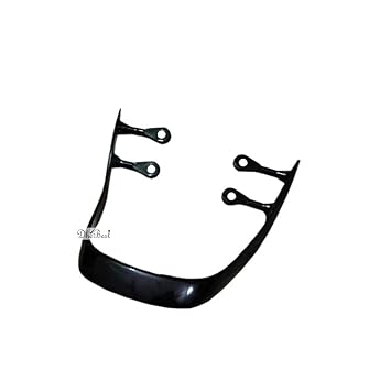 Dhe Best Bike Rear Seat Handle Backrest Heavy Metal Body Backrest Black for Hero Splendor Pro Classic
