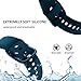 XLCZMYL Silicone Strap For Huawei Watch Fit 3 Bracelet Colorful Buckle Band Replacement Watchband For Huawei Fit 3 Accessories,Black,For Huawei Watch Fit 3
