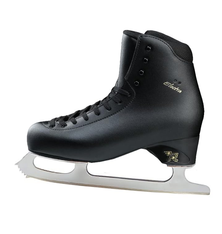 L'Estel Skates - Risport - Risport Electra Nero+Lame Grado 2 - Pattinaggio su ghiaccio