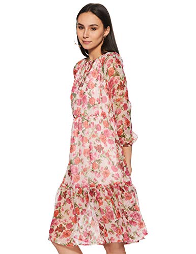 Image of Sera Women's Chiffon Shift Midi Dress