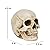 Braxio Skeleton Skull Decor Halloween Lights - Resin Skull Statues with Red Led Lights Gothic Decor for Day of The Dead Room Decor Aesthetic Indoor Figurine Lamps 3.5 * 5 * 4.5 Inch