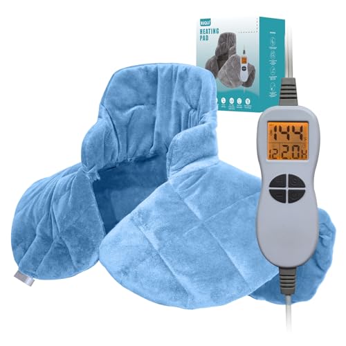 Ruqiji Neck&Shoulder&Back Heating Pad, Pain Relief for Back/Neck/Shoulders/Menstrual Pain, Christmas ...