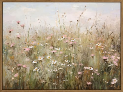 Vintage Wildflower Daisy Wall Art