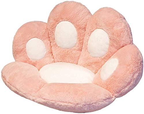 Cute Seat Cushion Cat Paw Shape Lazy Sofa Office Chair Warm Skin-Friendly Floor Mat Cute Cartoon Style Specially Designed for Dining Room,Bedroom, Office Chair Or Sofa