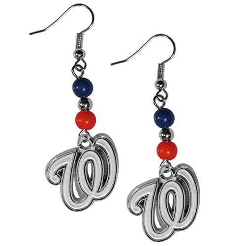 MLB Women's Fan Bead Dangle Earrings