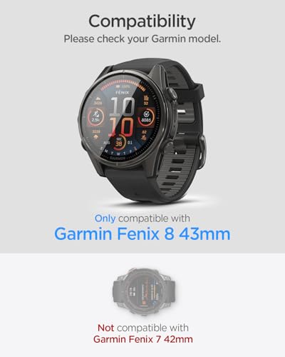 Image of Spigen GlasTR EZ FIT Screen Protector for Garmin fēnix8 (43mm)
