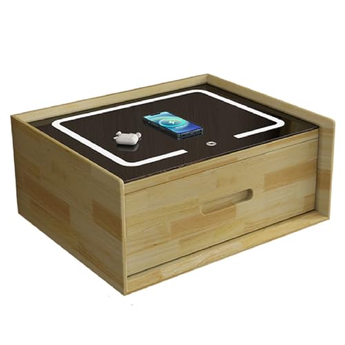 Table de chevet à LED géométrique murale pour chambre épurée