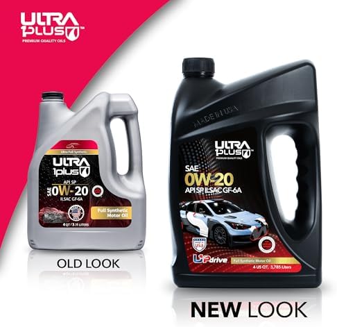 ULTRA 1PLUS SAE 0W-20 Full Synthetic Oil API SP ILSAC GF-6A - 0W20 Motor Oil, 2 Gallon — view 6