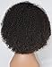 Chantiche Pre Plucked Curly Lace Front Wigs Human Hair with Baby Hair, Brazilian Remy Human Hair Wigs for Black Women Natural Color 130% Density 8inch