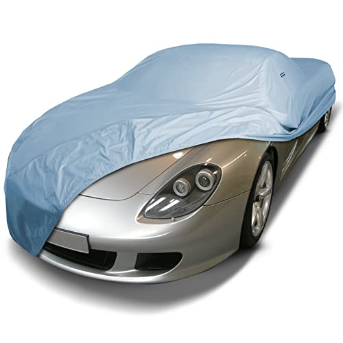 Image of iCarCover Premium Car Cover for 2004-2006 Porsche Carrera GT Heavy Duty Waterproof All-Weather Automobiles Custom Fit Indoor Outdoor UV Snow Protection Covers with Straps and Bag
