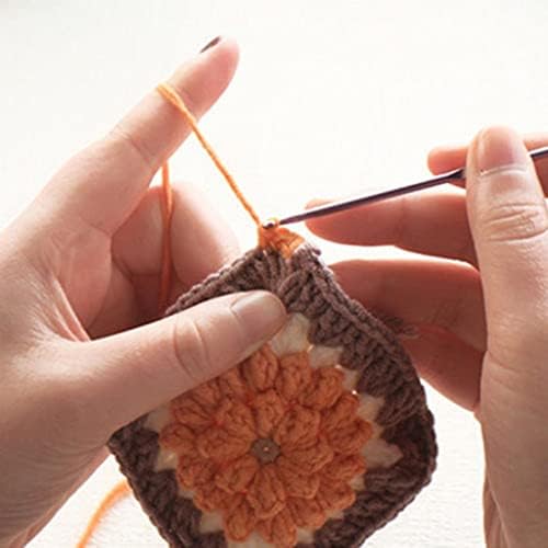 Luwecf 2X 3 Pieces Crochet Hook Key Chain Crochet Tool DIY Knitting Aluminum Portable Suitable for Making Handmade Gifts Apparel - 5