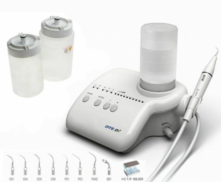 DTE D7 Ultrasonic Scaler with 2 Water Bottles, Sold by JMU