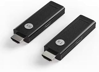 Wireless 1080P HDMI Transmitter & Receiver, Designed for Laptop, PC, Plug and Play, Support 2.4GHz and 5 GHz for Streaming... Price In India