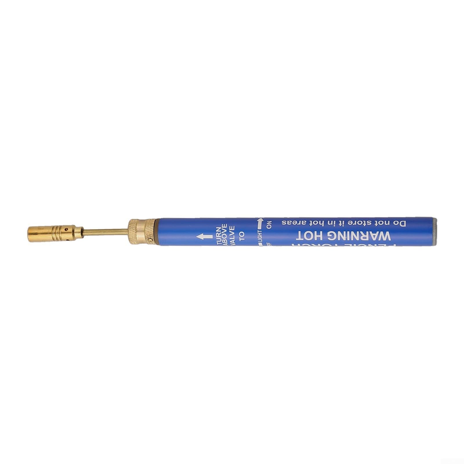 Soldador de gas butano rellenable inalámbrico azul 195 mm soplete de soldadura de precisión con llama variable para reparación de joyas y tubos de PVC arco trabajo DIY hobby juego de herramientas