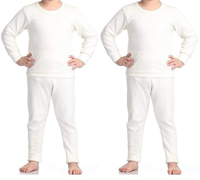 Image of Kids Thermal /Winter Wear /Warmer for Girls and Boys, 2 Upper and 2 Lower