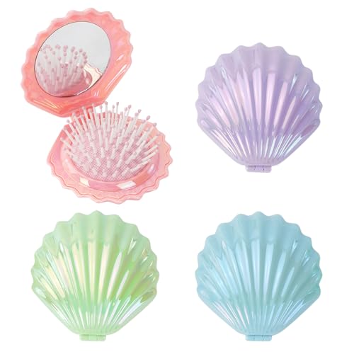 Brosse à cheveux pliable pour éviter les nœuds en déplacement