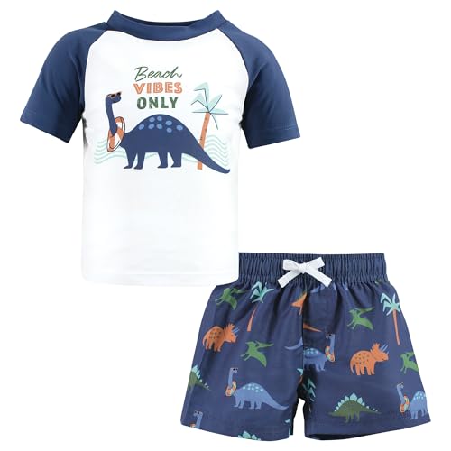 Image of Hudson Baby Baby-Girls Swim Rashguard Set