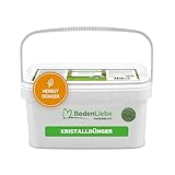 BodenLiebe RASENBLITZ Herbstdünger Satter Rasen jetzt & im Winter - Kristalldünger 5 kg 50-100 m2, ausgewogene Nährstoffmischung, löst sich restlos, ideale Herbstdüngung für widerstandsfähigen Rasen