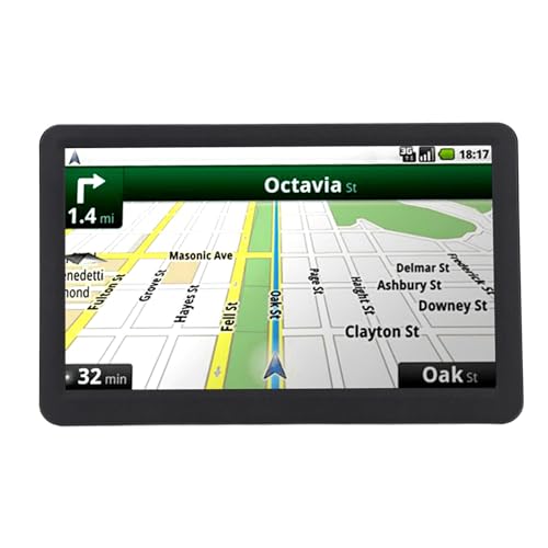 Navegador para Coche Pulgadas Pantalla Táctil Alertas de Voz Advertencias de Velocidad y Semáforos Planificación de Rutas Personalizadas Compatible con Automóviles Camiones y Caravanas