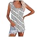 Produktbild Tank Top Damen O-Ausschnitt äRmellose Casual Weste T-Shirt Bluse Mit Tasche LäSsige Kurzarm-T-Shirts FüR Frauen Mit Kurzen äRmeln Und Tiefem V-Ausschnitt Frauen Plus Size Sommer Sonne
