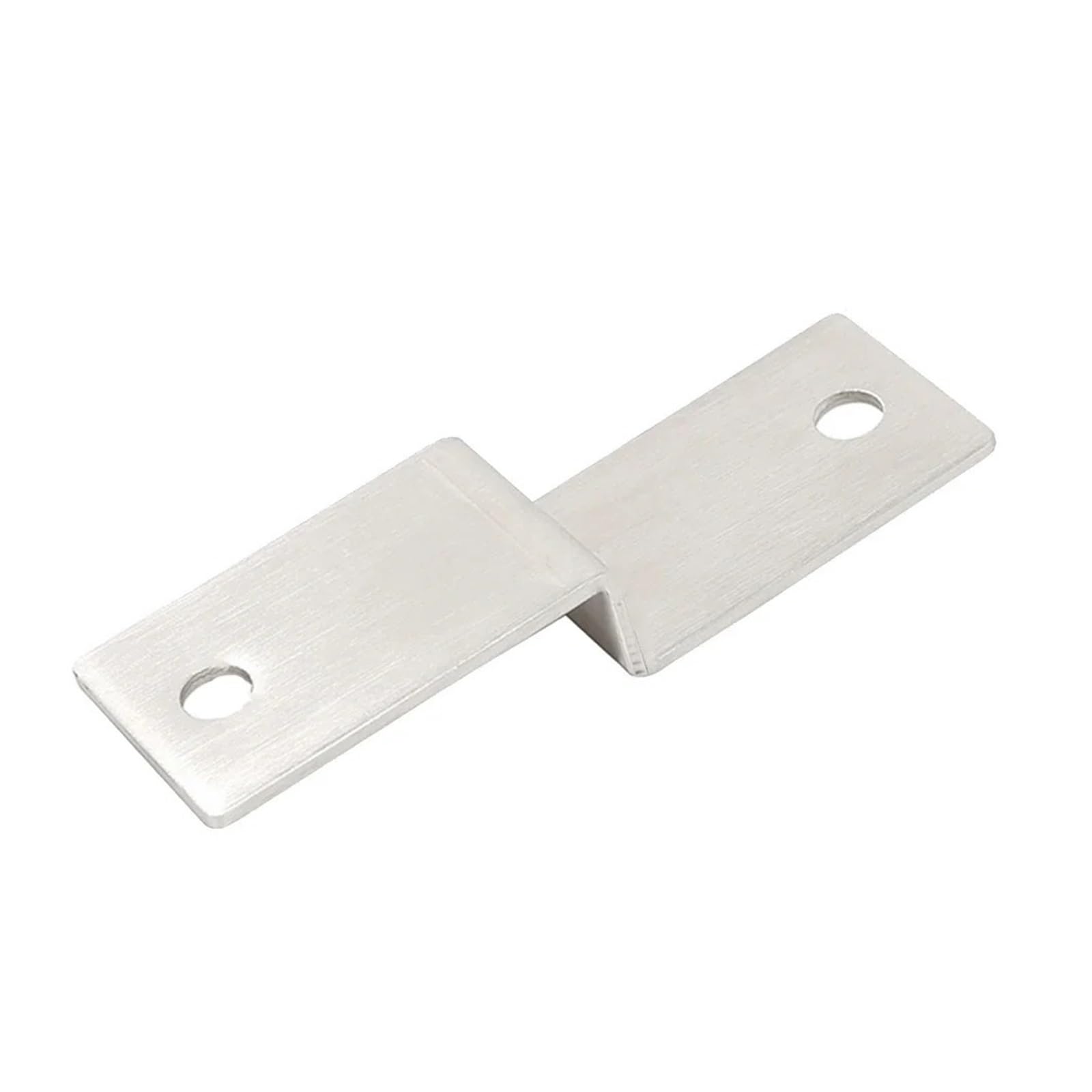 2 szt. Złącze narożne w kształcie litery Z ze stali nierdzewnej | Uniwersalne łączniki do mebli wiszących do półek, szafek i krzeseł(40 mm)