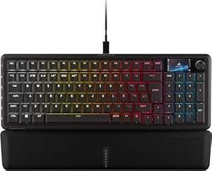 Corsair Vanguard Pro 96 Efecto Hall Teclado con Cable para Juegos Magnético-Mecánico – Formato 96%, MGX Hyperdrive Interruptores, 8000 Hz, Rapid Trigger, Virtual Stream Deck, Flashtap SOCD, QWERTY ES