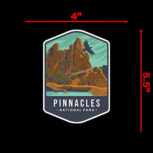 Image of Pinnacles National Park Sticker Decal Notebook Car Laptop 4 inchx5.5 inch (Color)