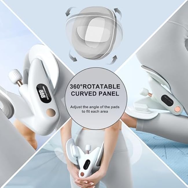 Thigh Trainer Thigh Exerciser,Non-Slip Silicone Pads Enhanced Resistance Hip and Pelvis Trainer, Inner Thigh Exercise Equipment Kegel Exercise Products for Women Home Gym