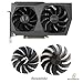 SISS Grafikkartenlüfter, Videokarte, Grafikkarte Lüfter für ZOTAC GAMING RTX 3070 Twin Edge, Set 2x, GA92S2U, GAA8S2U (Set A+B)
