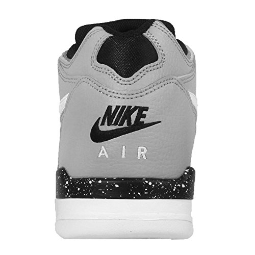 Nike Men's Air Flight 89, WOLF GREY/WHITE-BLACK, 9 M US4