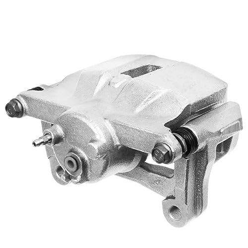 Image of Detroit Axle - Front Brake Calipers w /Brackets for 2009-2022 Nissan Maxima | 2009-2012 Sentra - 2pc Front Passenger & Driver Side With Bracket Replacement Set