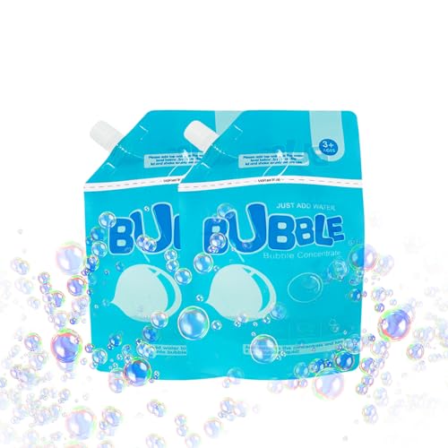 Katomi 2x Konzentrierte Seifenblasenflüssigkeit Nachfüllset