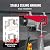 Electric Hoist, 1320 lbs Lifting Capacity, 1150W 110V Electric Steel Wire Winch with 14ft Wired Remote Control, 40ft Single Cable Lifting Height & Pure Copper Motor (1320 lbs)