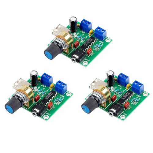 Aserate 3X ~jp[Av{[h 5W+5W HiFi 2`lPM CM2038 5V USBdp[I[fBIAv