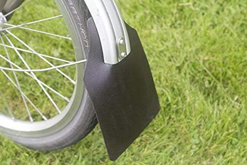 Mud Flap Set for Brompton Genuine Leather Black MUD-BL