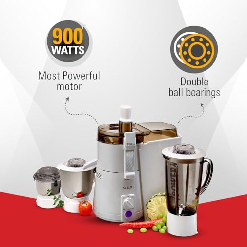 Sujata-Powermatic-Maxima-900-Watts-All-In-One-Juicer-Mixer-Grinder-22000-Rotations-Per-Min-90-Minutes-Continuous-Running-3-Versatile-Jars-1750-Ml-1000-Ml-And-400-Ml-White