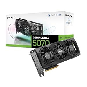 PNY GEFORCE RTX™ 5070 12GB Triple Fan Graphics Card DLSS 4